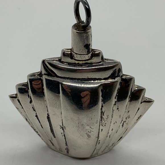 sterling Jewelry - Beautiful Art Deco Sterling Perfume Bottle Mexico​​​​​​​​​​​​​​​​​​​​​​​​